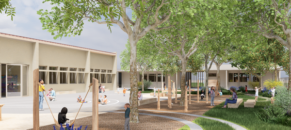 Vue extérieure - - Nouvelle école - Saint-Hilaire - Haute-Garonne